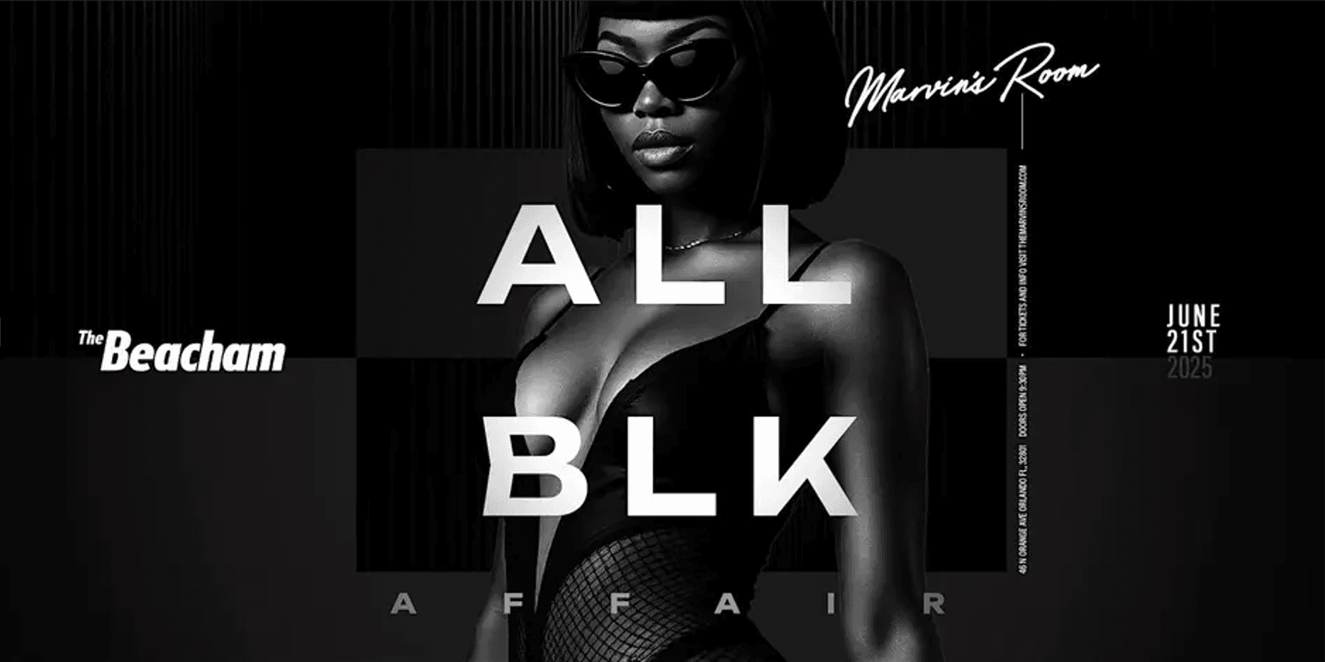 Marvin’s Room All Black Affair (The Ultimate R&B Experience) at The Beacham
